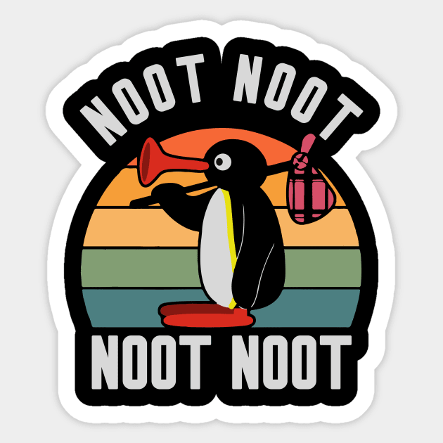 Noot Pingu Noot-Christmas 2023 Sticker by Work Memes